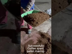Fazer com sucesso grânulos usados para café