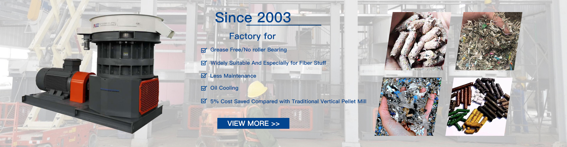 Qualidade Máquina do moinho da pelota da biomassa fábrica
